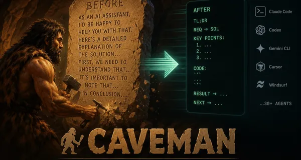 AI Agent Skill: Caveman Mode Cuts 75% Output Tokens Without Losing Accuracy