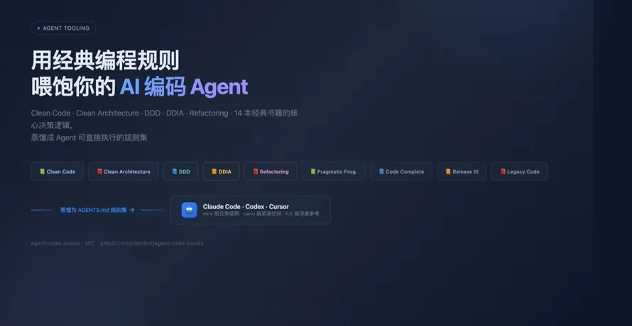 用经典编程规则喂饱你的 AI 编码 Agent