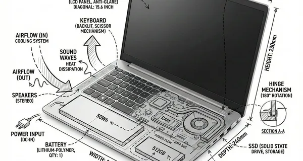 Technical Annotation Infographic Prompt for Product Images